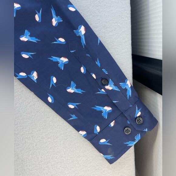 Duluth Trading Co Women’s Bluebird Tunic Button Up Blouse Women’s Size Small - Picture 8 of 16